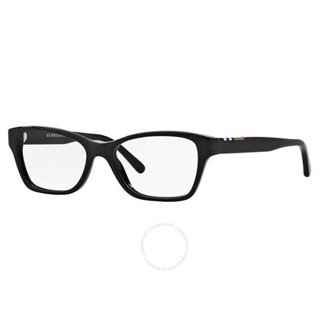 Burberry Unisex Black Oval Eyeglass Frames BE2144 3001 53